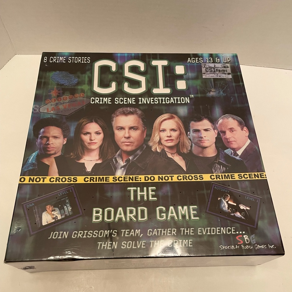 CSI Crime Scene Investigation Board Game